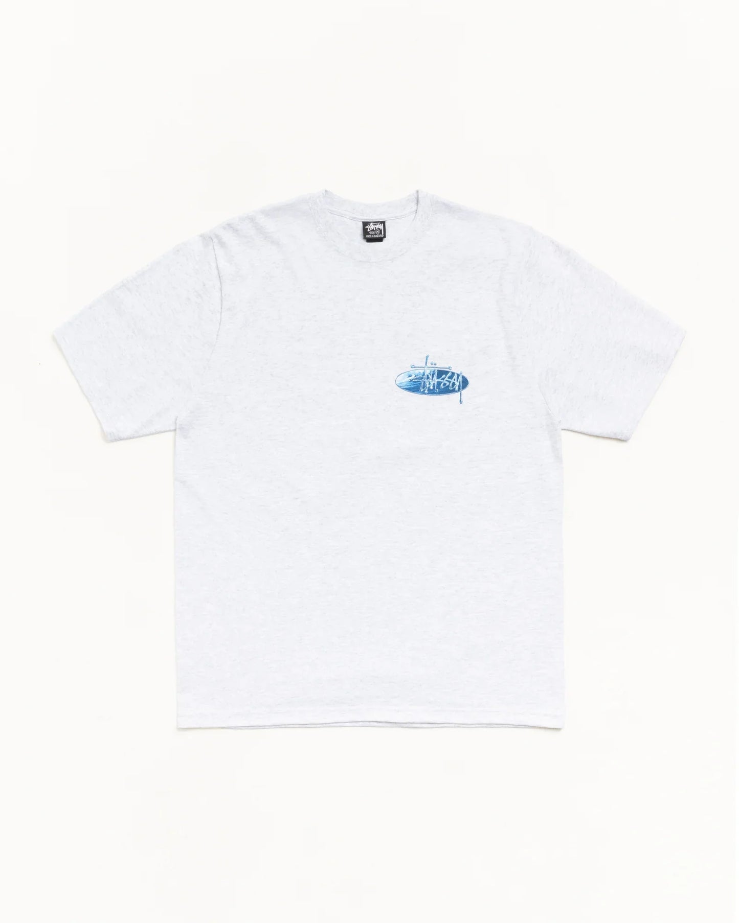 STUSSY WAVE OVAL TEE