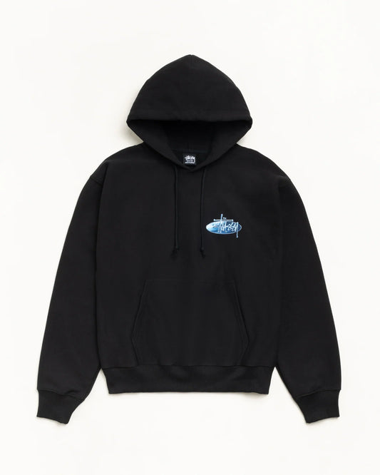 STUSSY WAVE OVAL HOODIE