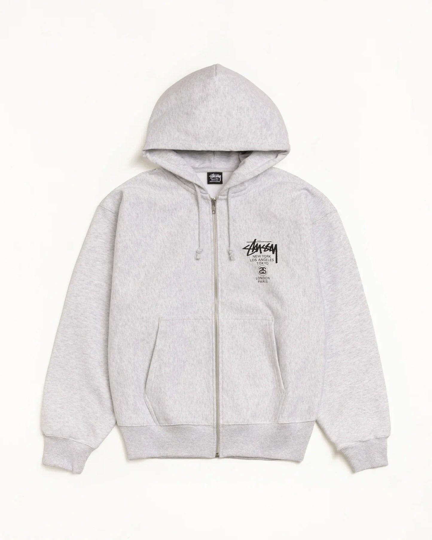 STUSSY WORLD TOUR ZIP HOODIE