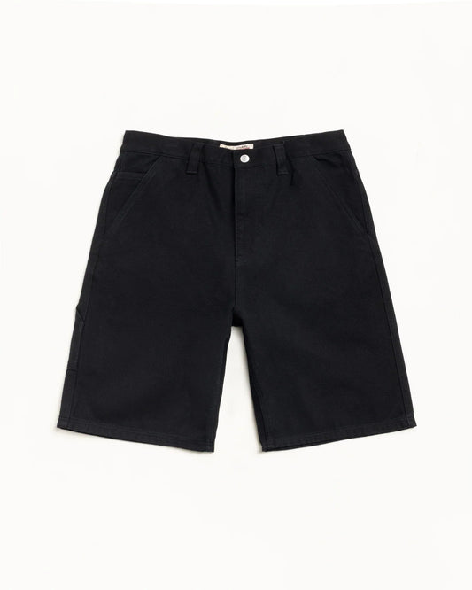 STUSSY CANVAS WORK SHORT BLACK