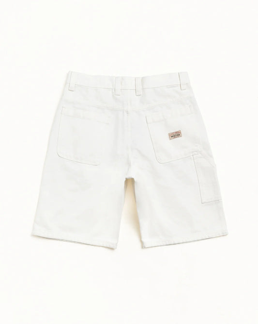 STUSSY CANVAS WORK SHORT WHITE