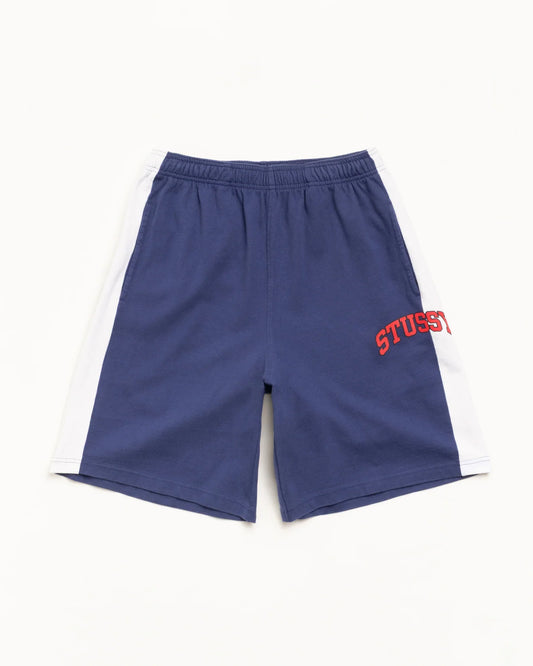 STUSSY STRIPE JERSEY SHORT BLUE