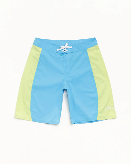 STUSSY CURVED PANEL BOARD SHORT LIGHT BLUE