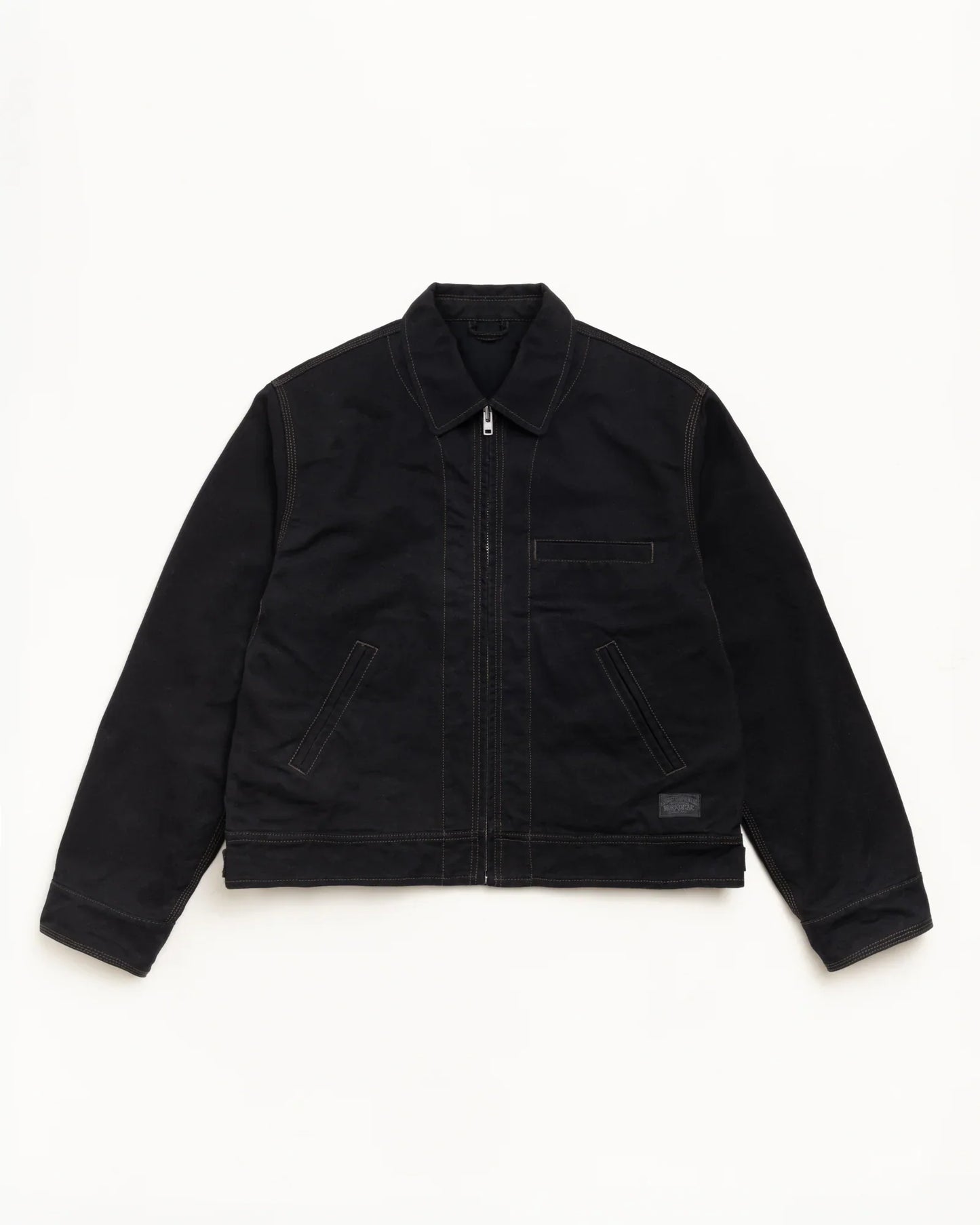 STUSSY WORK JACKET COLLARED
