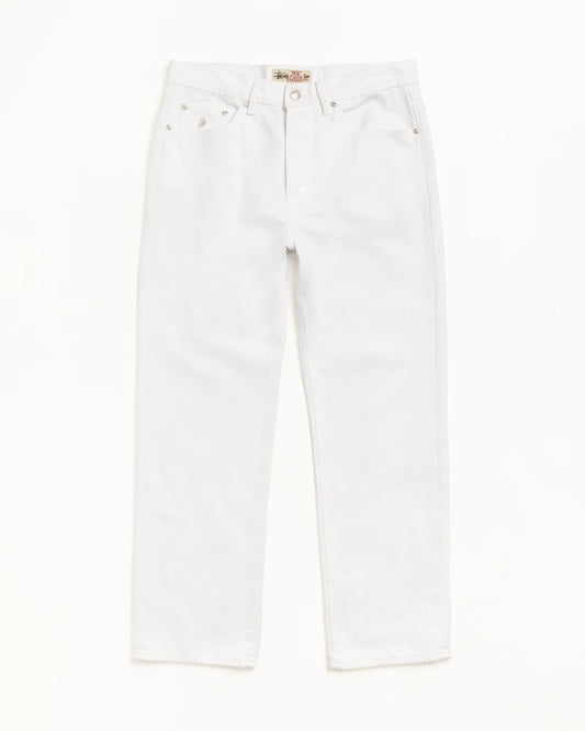 STUSSY NEW CLASSIC JEAN DENIM WHITE