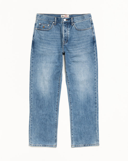 STUSSY NEW CLASSIC JEAN DENIM INDIGO WASH