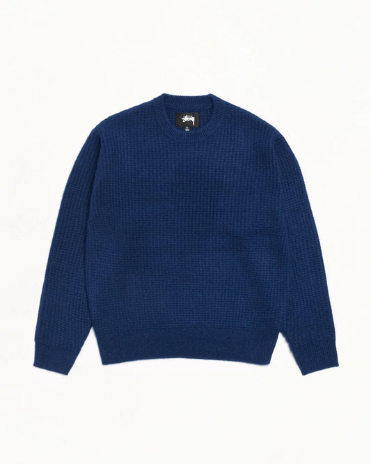 STUSSY WAFFLE CASHMERE SWEATER