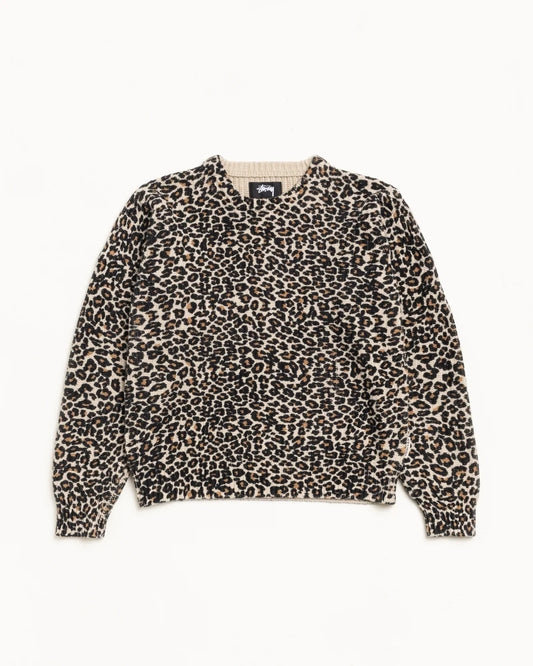 STUSSY LEOPARD SWEATER