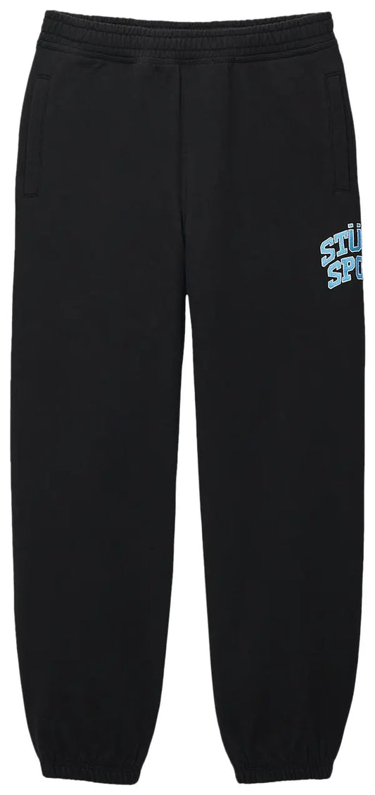 STUSSY SPORT SWEATPANT 'WASHED BLACK'