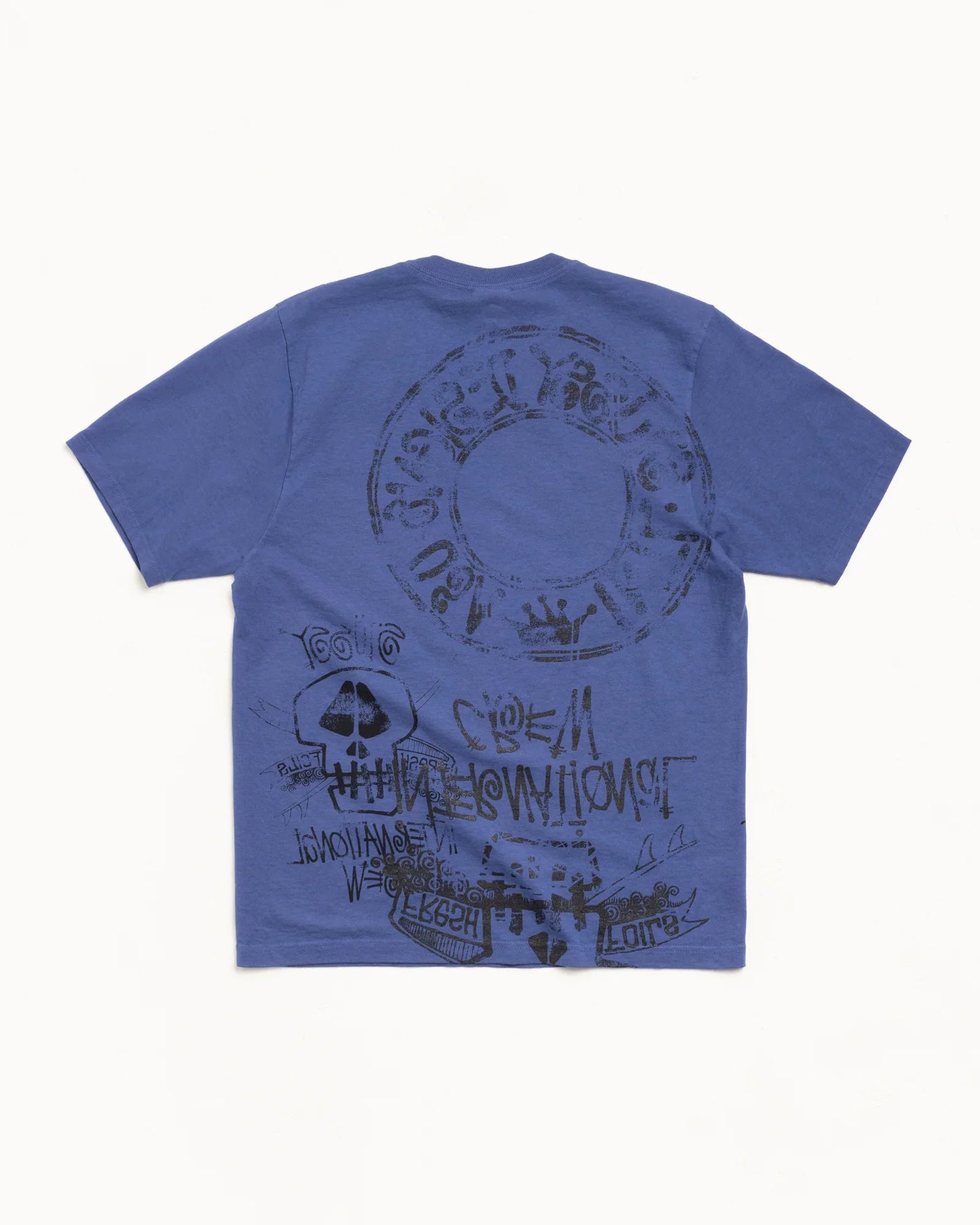 STUSSY SKULLS TEE PIGMENT DYED