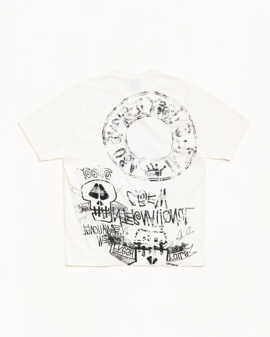 STUSSY SKULLS TEE PIGMENT DYED