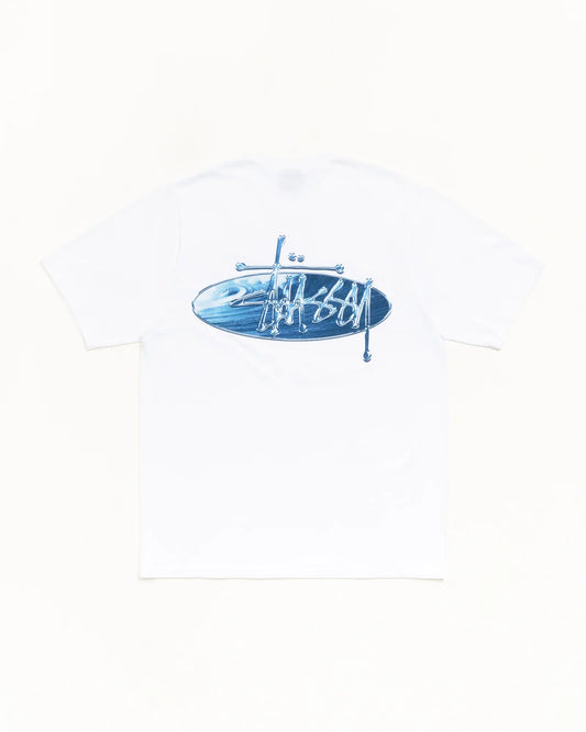STUSSY WAVE OVAL TEE