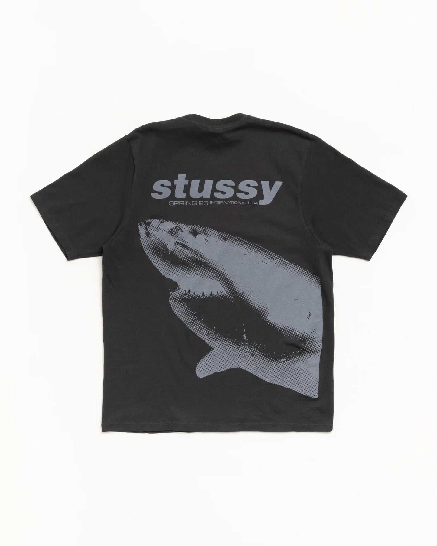 STUSSY SHARK TEE PIGMENT DYED
