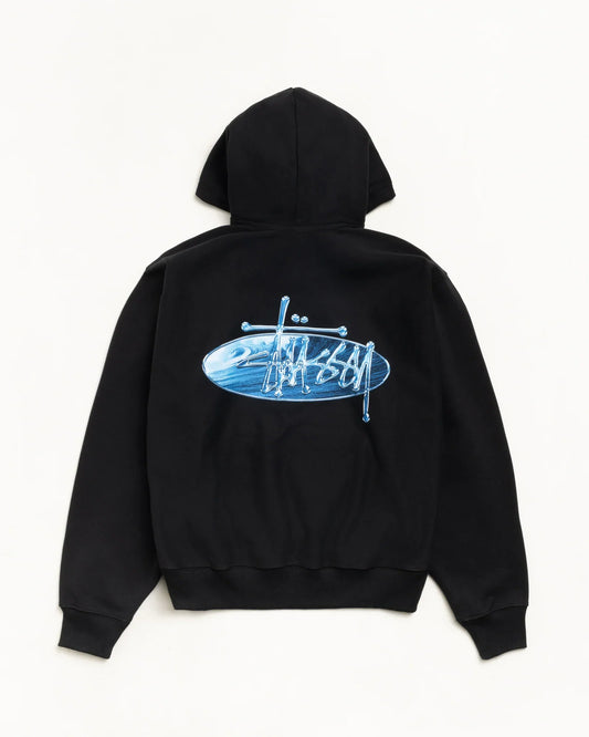 STUSSY WAVE OVAL HOODIE