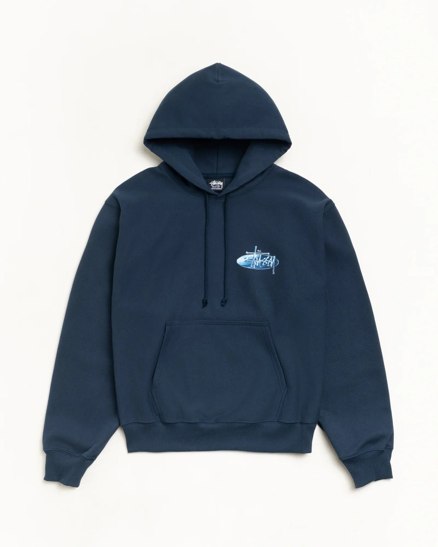 STUSSY WAVE OVAL HOODIE