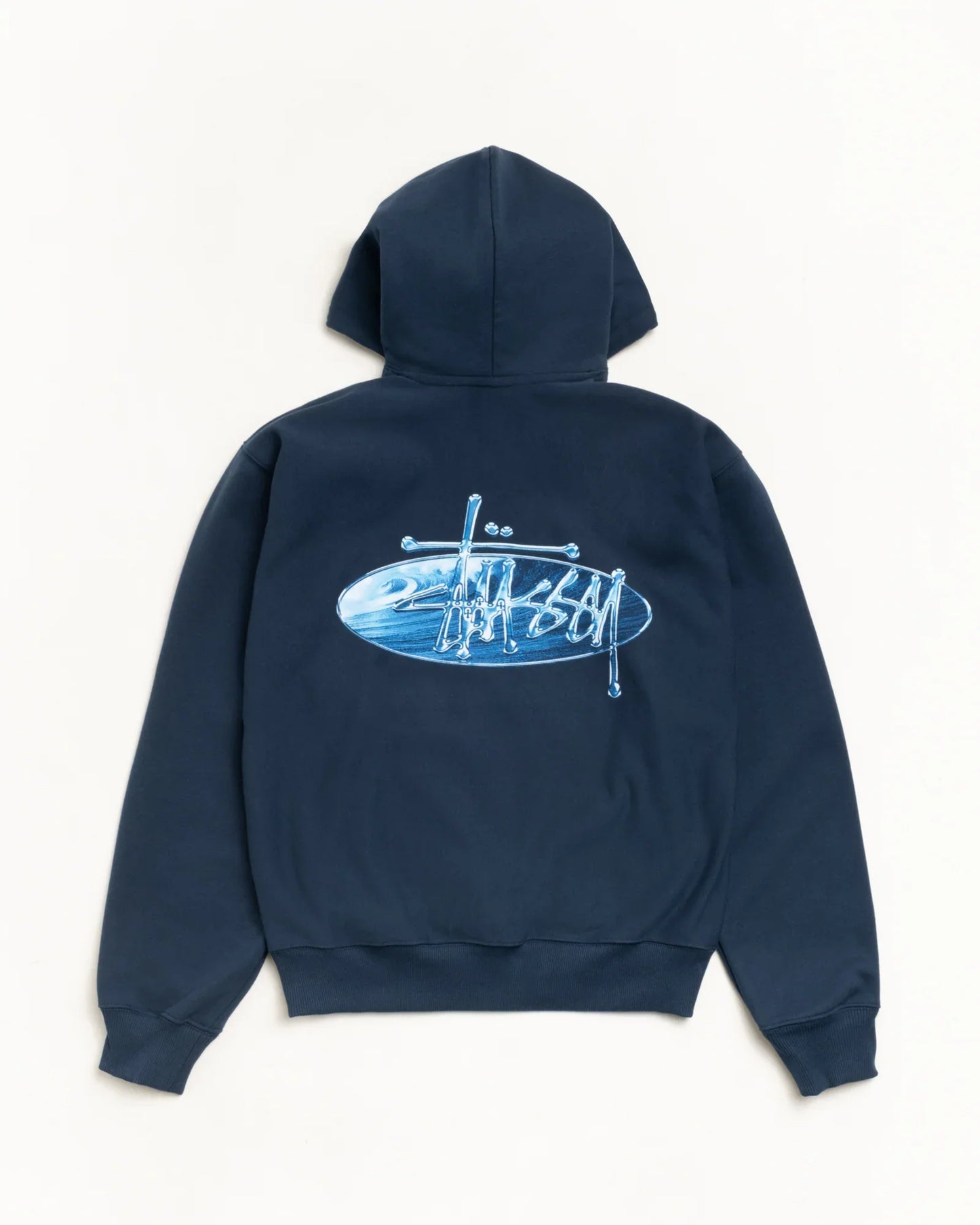 STUSSY WAVE OVAL HOODIE