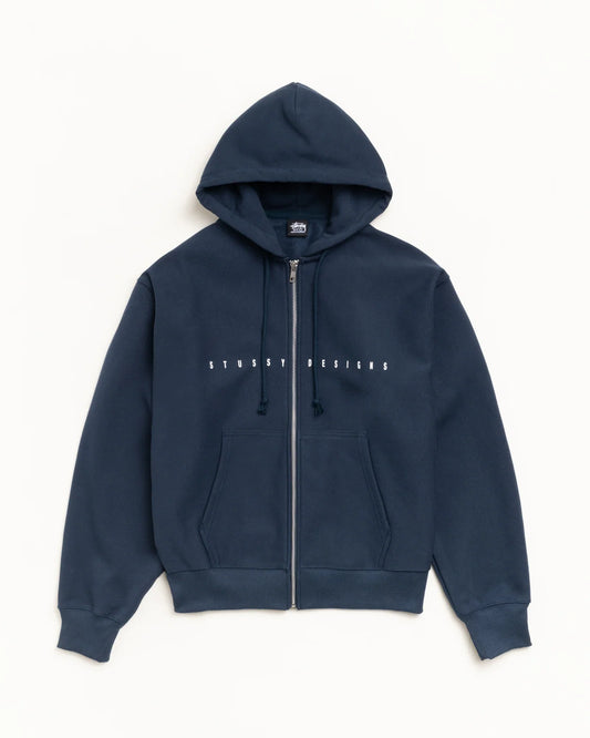STUSSY S BOX ZIP HOODIE