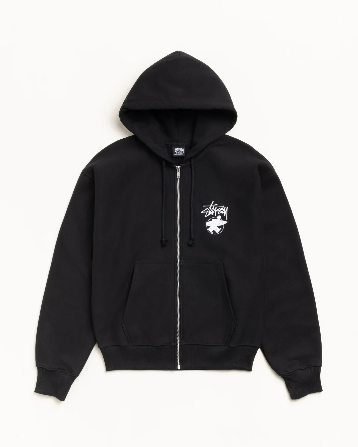 STUSSY LONG HAUL ZIP HOODIE