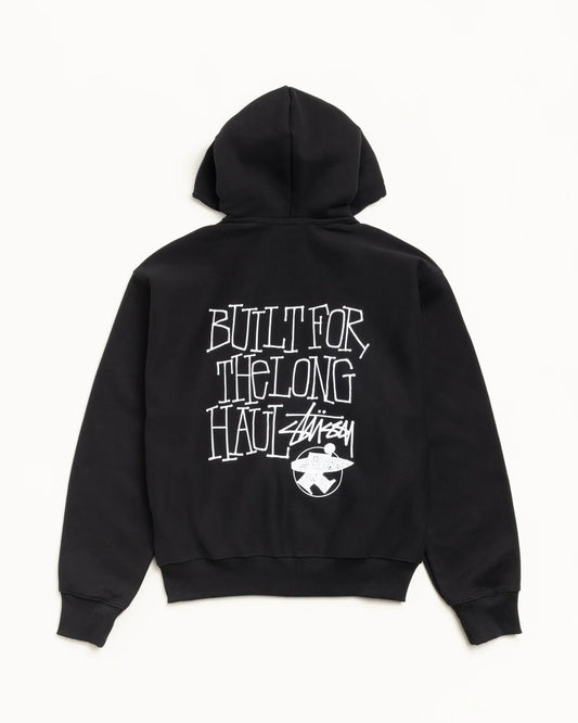 STUSSY LONG HAUL ZIP HOODIE