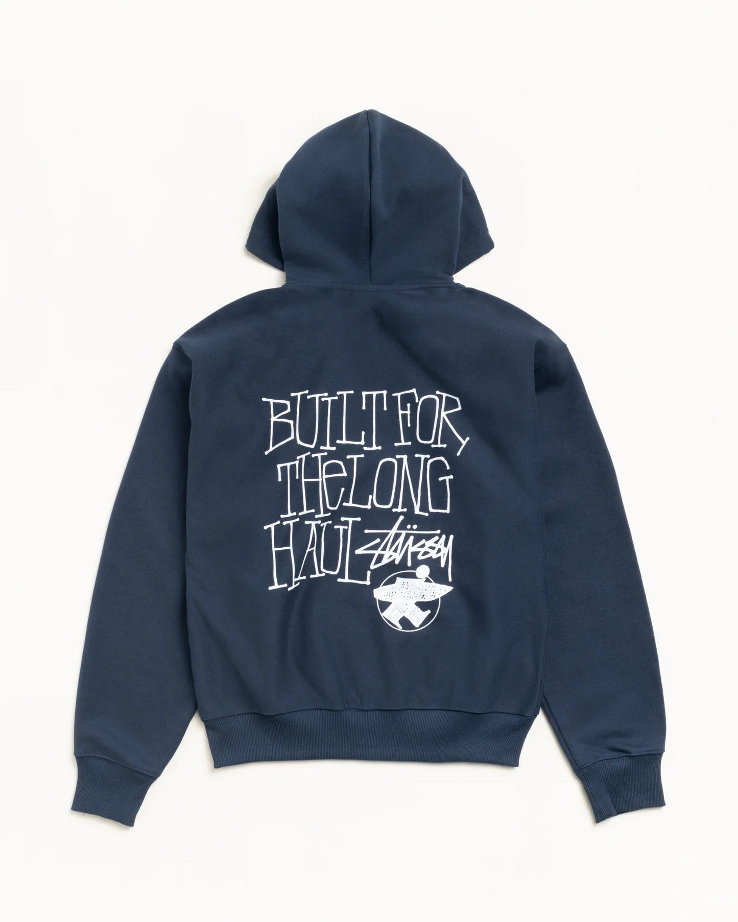 STUSSY LONG HAUL ZIP HOODIE