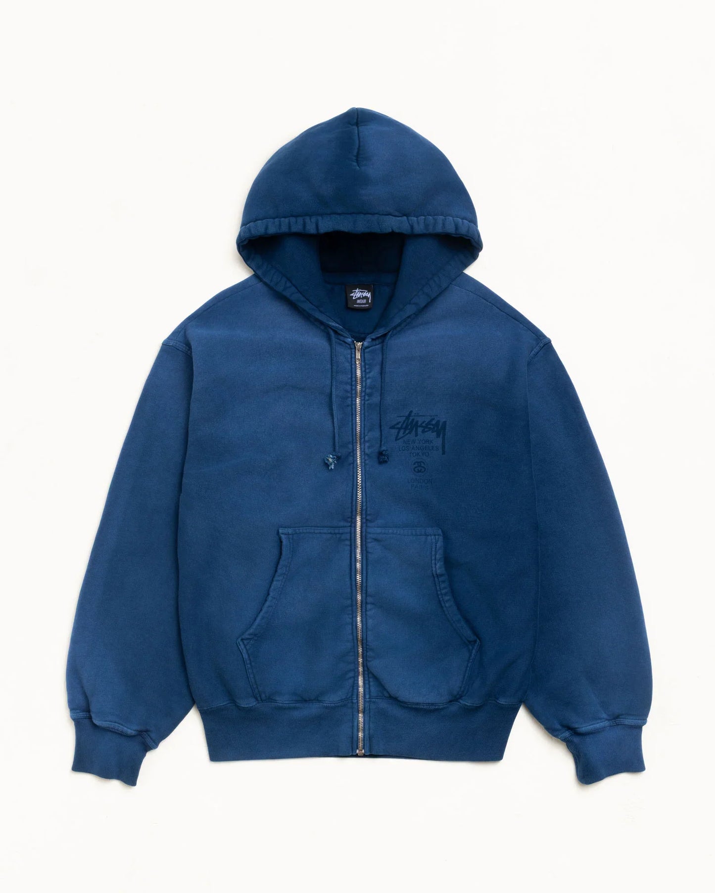 STUSSY WORLD TOUR ZIP HOODIE