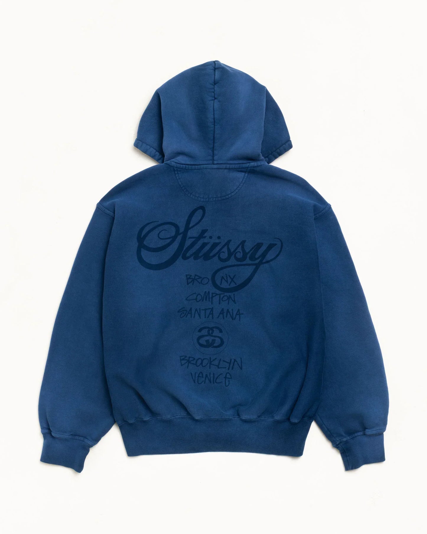 STUSSY WORLD TOUR ZIP HOODIE