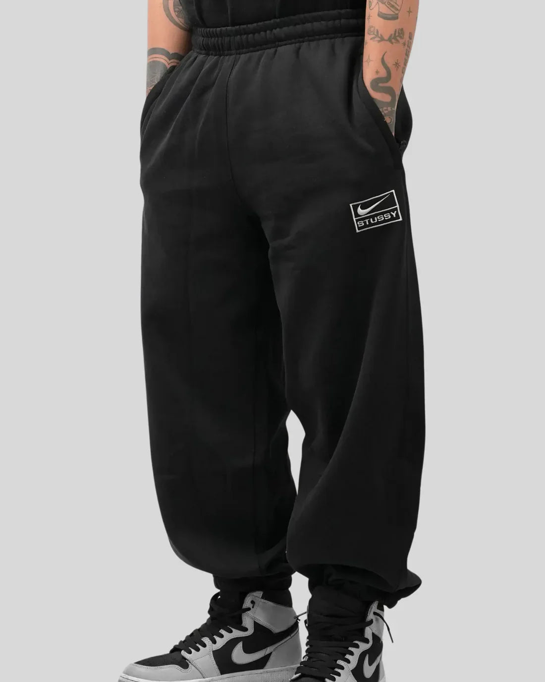 NIKE X STUSSY SWEATPANTS FLEECE BLACK SS23